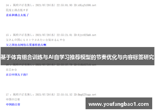 基于体育组合训练与AI自学习推荐模型的节奏优化与内容标签研究